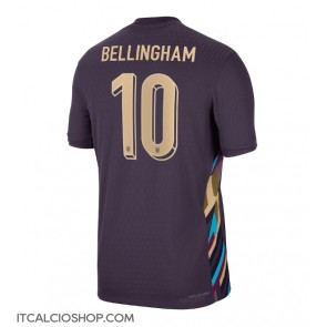 Inghilterra Jude Bellingham #10 Seconda Maglia Europei 2024 Manica Corta